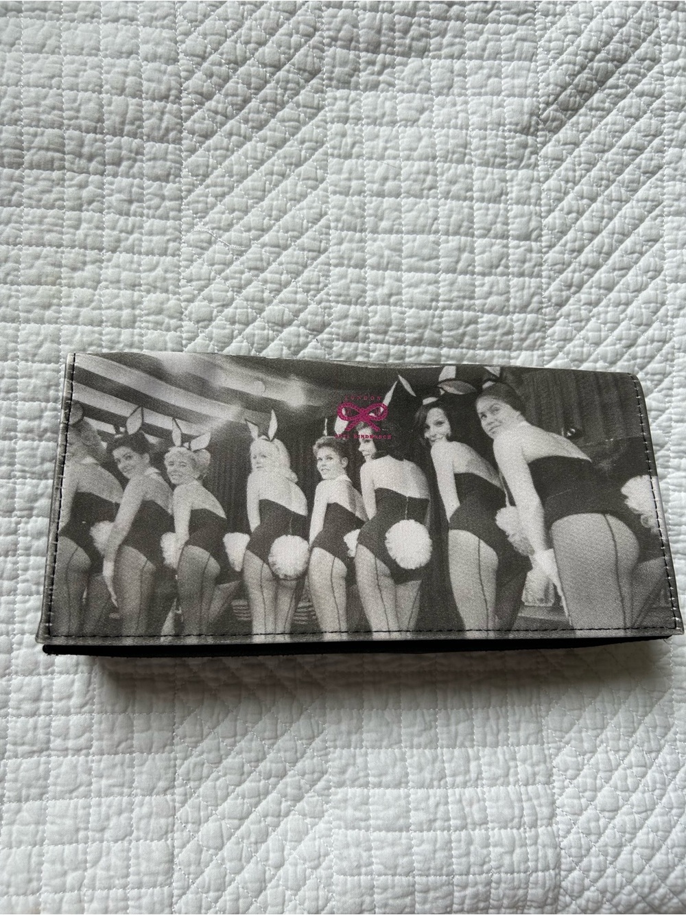 Anya Hindmarch Playboy Bunny Satin Clutch Wallet